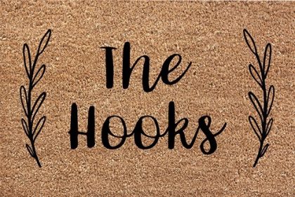 Welcome Home Coir Doormat - Spring Leaves