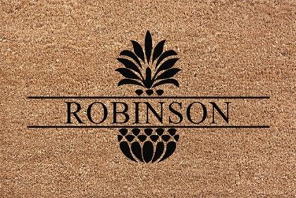 Welcome Home Coir Doormat - Pineapple