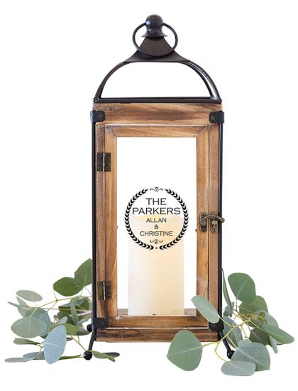 Rustic Lantern - Leaf