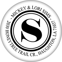 Round Return Address Stamp - Bold